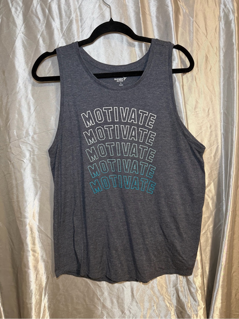 Old Navy Active Motivational Graphic Workout Tank Top Womens Size XL